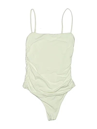 Pre-owned Babaton Bodysuit In Green