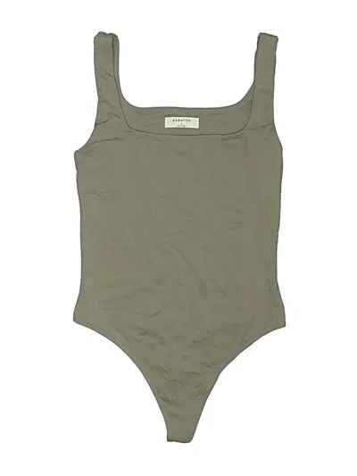Pre-owned Babaton Bodysuit In Green