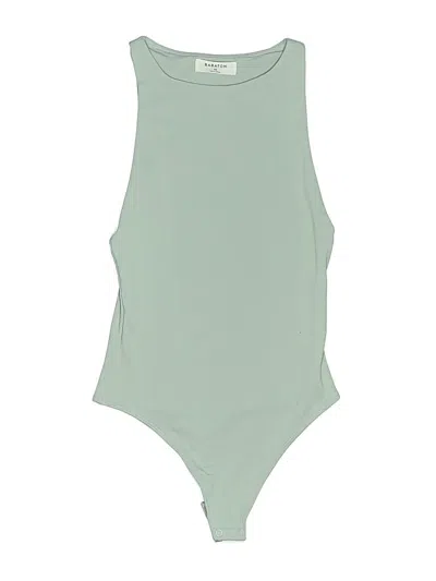 Pre-owned Babaton Bodysuit In Green