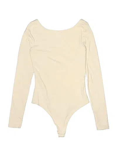 Pre-owned Babaton Bodysuit In Ivory