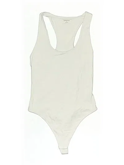 Pre-owned Babaton Bodysuit In Ivory