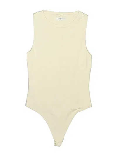 Pre-owned Babaton Bodysuit In Ivory