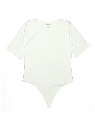 Pre-owned Babaton Bodysuit In Ivory