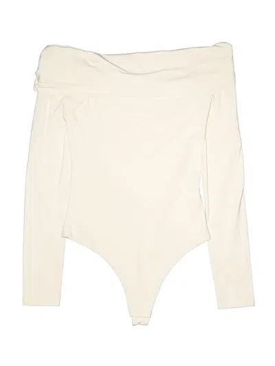 Pre-owned Babaton Bodysuit In Ivory