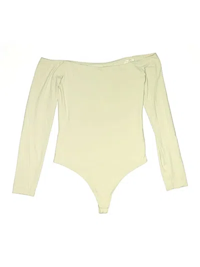 Pre-owned Babaton Bodysuit In Ivory