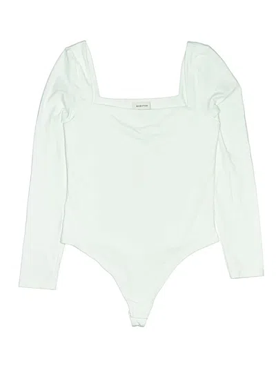 Pre-owned Babaton Bodysuit In Ivory