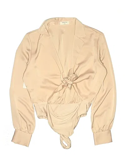Pre-owned Babaton Bodysuit In Ivory