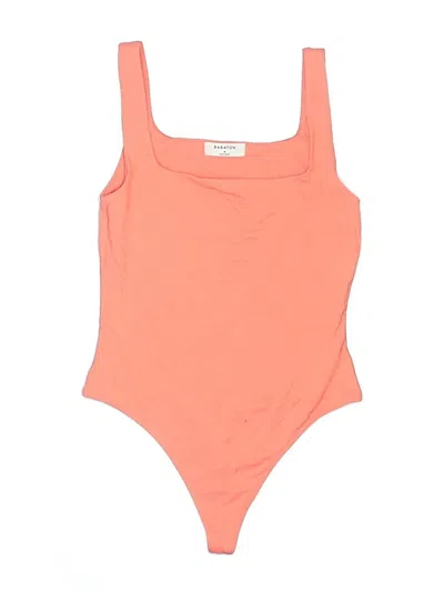 Pre-owned Babaton Bodysuit In Orange