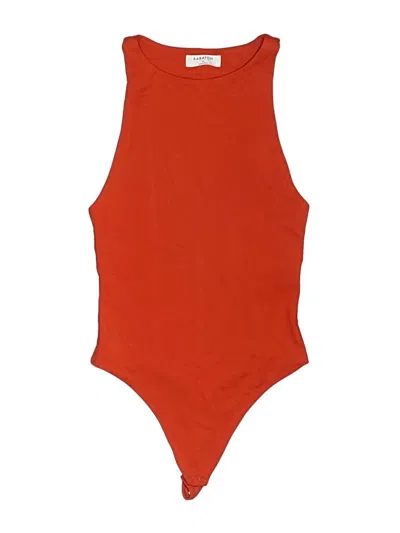 Pre-owned Babaton Bodysuit In Orange