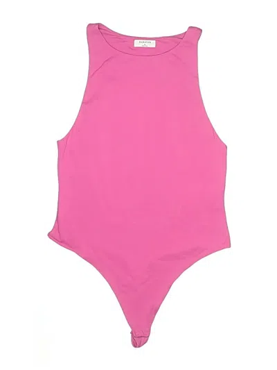 Pre-owned Babaton Bodysuit In Pink