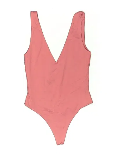 Pre-owned Babaton Bodysuit In Pink