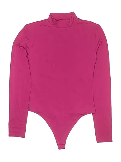 Pre-owned Babaton Bodysuit In Pink