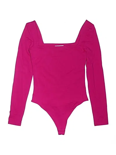 Pre-owned Babaton Bodysuit In Pink