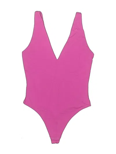 Pre-owned Babaton Bodysuit In Pink
