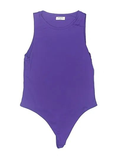 Pre-owned Babaton Bodysuit In Purple