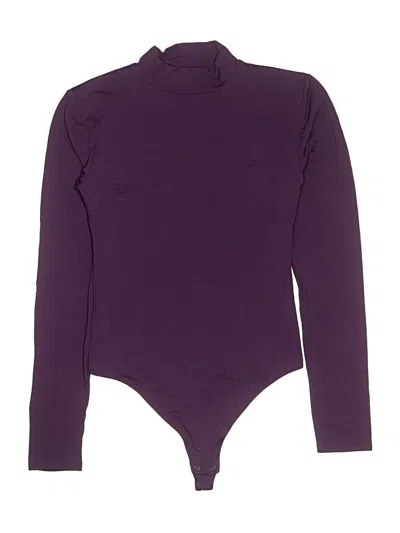 Pre-owned Babaton Bodysuit In Purple