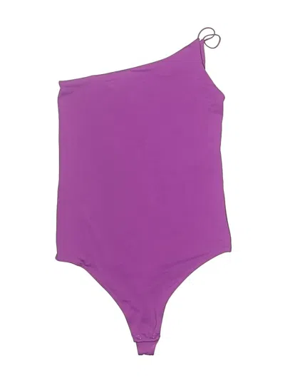 Pre-owned Babaton Bodysuit In Purple