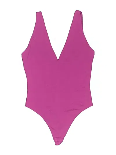 Pre-owned Babaton Bodysuit In Purple