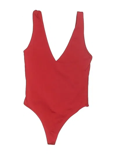 Pre-owned Babaton Bodysuit In Red