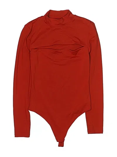 Pre-owned Babaton Bodysuit In Red