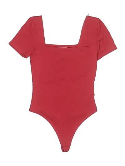 Pre-owned Babaton Bodysuit In Red