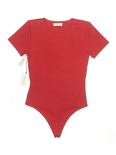 Pre-owned Babaton Bodysuit In Red