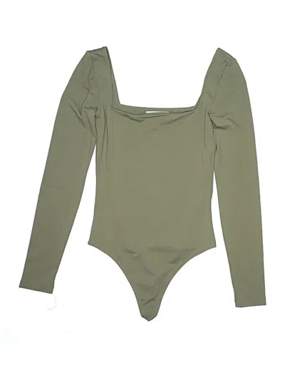 Pre-owned Babaton Bodysuit In Tan