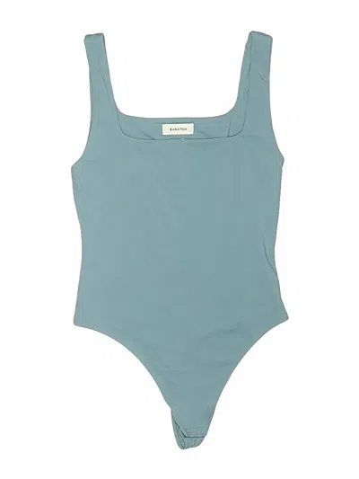 Pre-owned Babaton Bodysuit In Teal