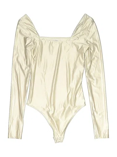 Pre-owned Babaton Bodysuit In White