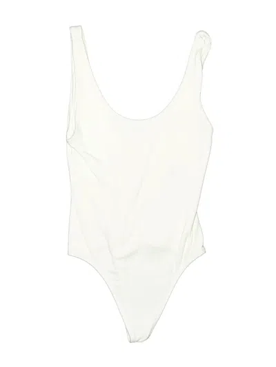 Pre-owned Babaton Bodysuit In White