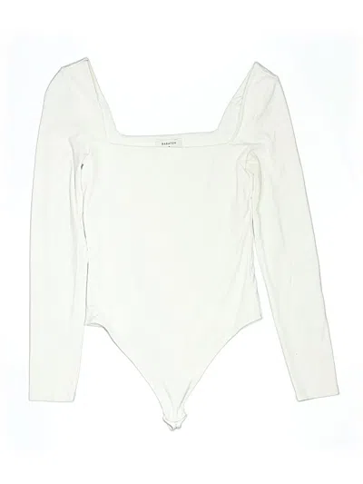 Pre-owned Babaton Bodysuit In White