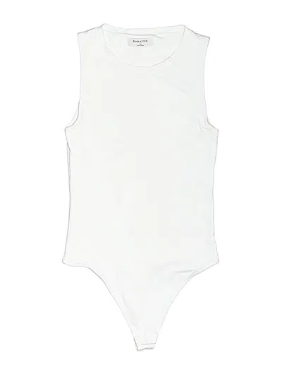 Pre-owned Babaton Bodysuit In White