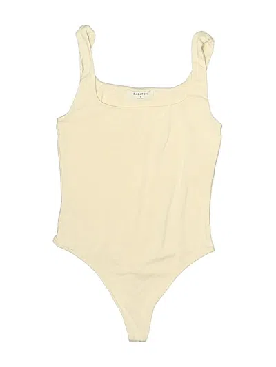 Pre-owned Babaton Bodysuit In Yellow