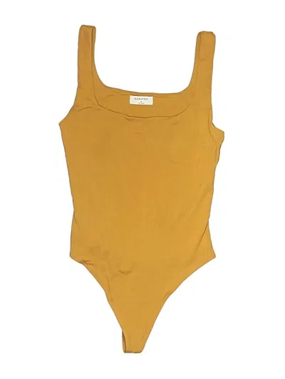 Pre-owned Babaton Bodysuit In Yellow