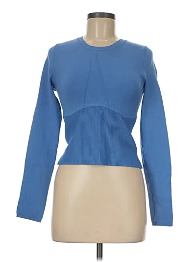Pre-owned Babaton Cardigan Sweater In Blue