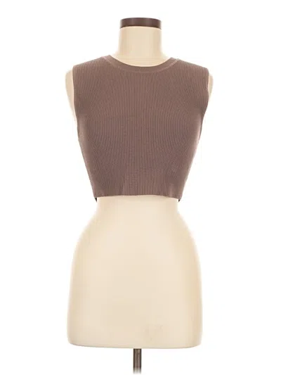 Pre-owned Babaton Cardigan Sweater In Brown