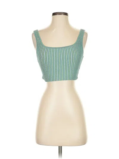 Pre-owned Babaton Cardigan Sweater In Green