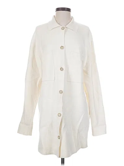 Pre-owned Babaton Cardigan Sweater In Ivory