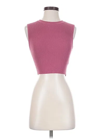 Pre-owned Babaton Cardigan Sweater In Pink