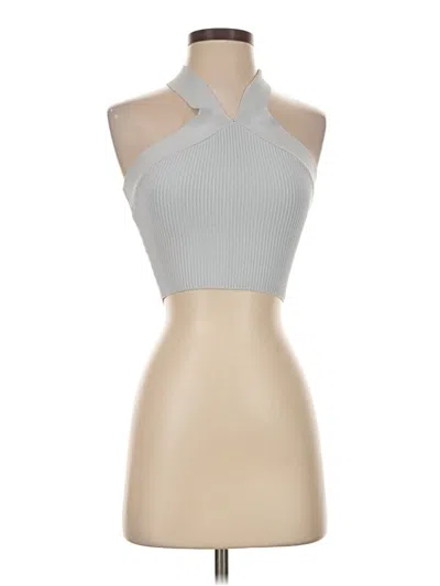 Pre-owned Babaton Cardigan Sweater In Silver