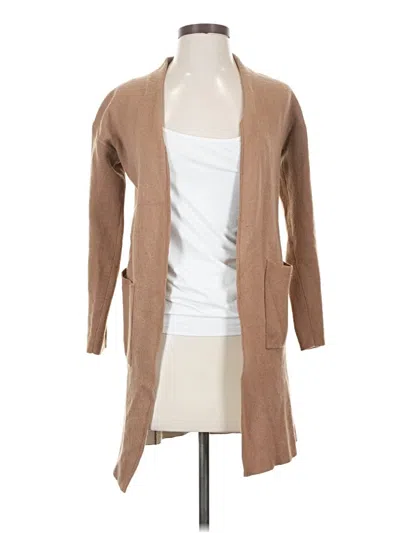 Pre-owned Babaton Cardigan Sweater In Tan