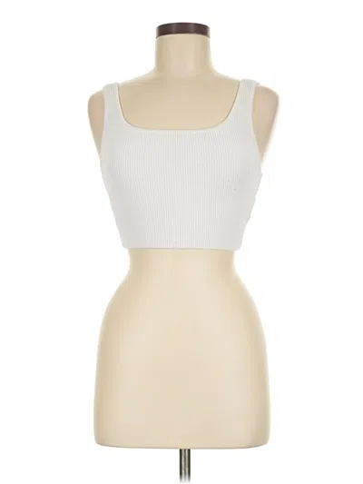 Pre-owned Babaton Cardigan Sweater In White