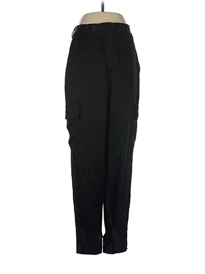 Pre-owned Babaton Cargo Pants In Black