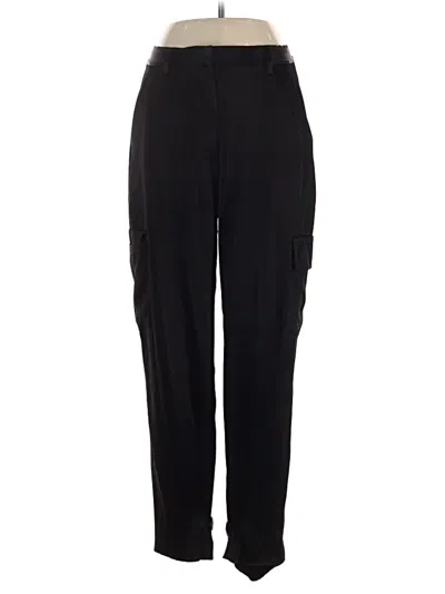 Pre-owned Babaton Cargo Pants In Black
