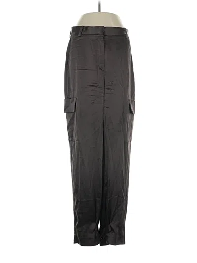 Pre-owned Babaton Cargo Pants In Black