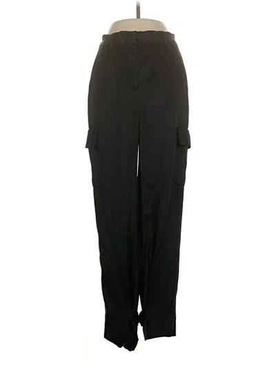 Pre-owned Babaton Cargo Pants In Black
