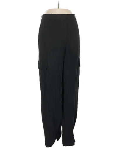 Pre-owned Babaton Cargo Pants In Black