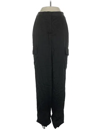 Pre-owned Babaton Cargo Pants In Black