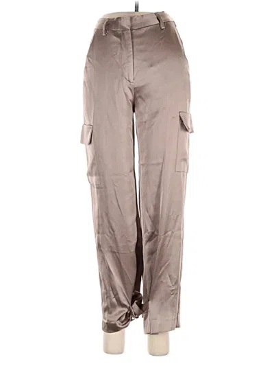Pre-owned Babaton Cargo Pants In Brown