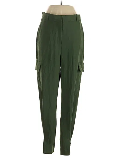 Pre-owned Babaton Cargo Pants In Green